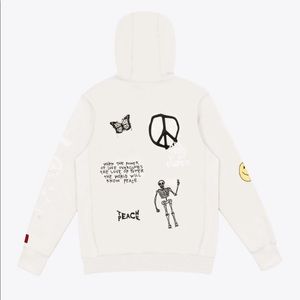 CHNGE chalk love peace hoodie